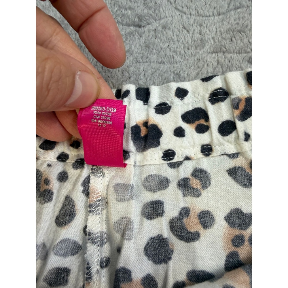 Victorias Secret Pajama Set XL Leopard Animal Print Cotton Sleepwear 288253-DQ9 - Picture 14 of 16